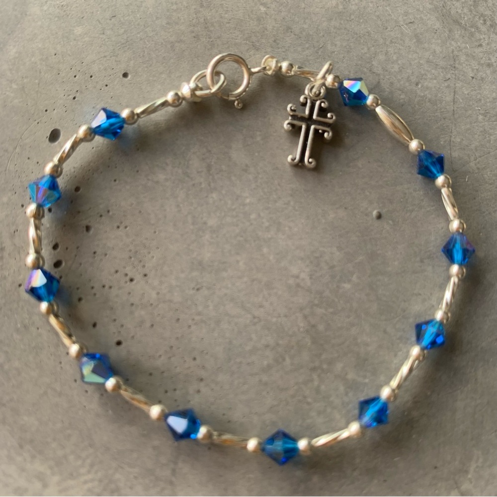 Rosary Bracelet-A Portable Prayer of Faith 
by LIZZdezigns